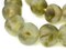 Jumbo Recycled Glass Beads, 21–25mm – African Sea Glass for Wall Hangings, Coffee Table Decor, Shelf Styling, and Home Accents – (Olive Green Swirl) – The Bead Chest